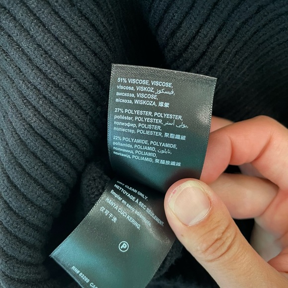 Cowl Neck Knit Sweater Dress - Picture 4 of 6